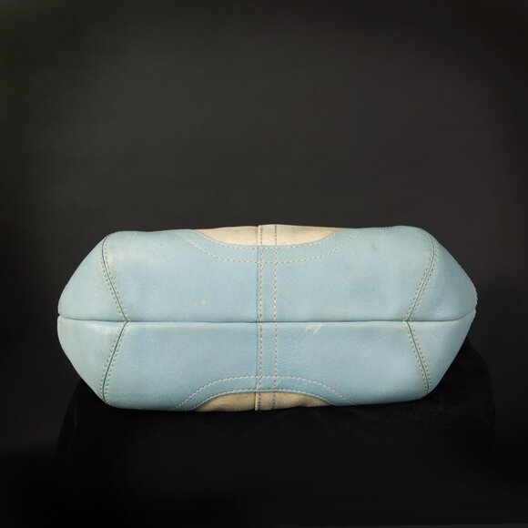 COACH Hampton Soho Canvas Tote Bag Cream - Picture 7 of 16